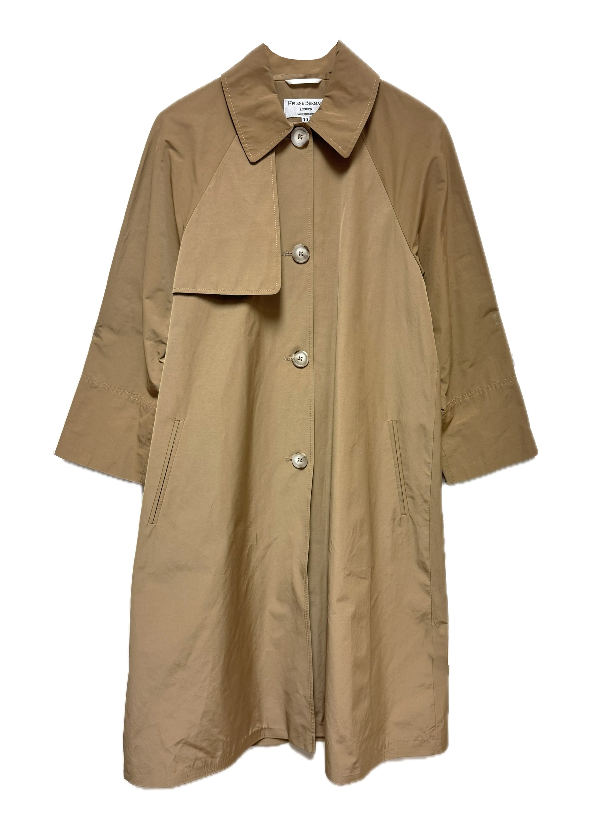 Alexandra Easy-Wear Taffeta Shower-Resistant Trench - size S/M