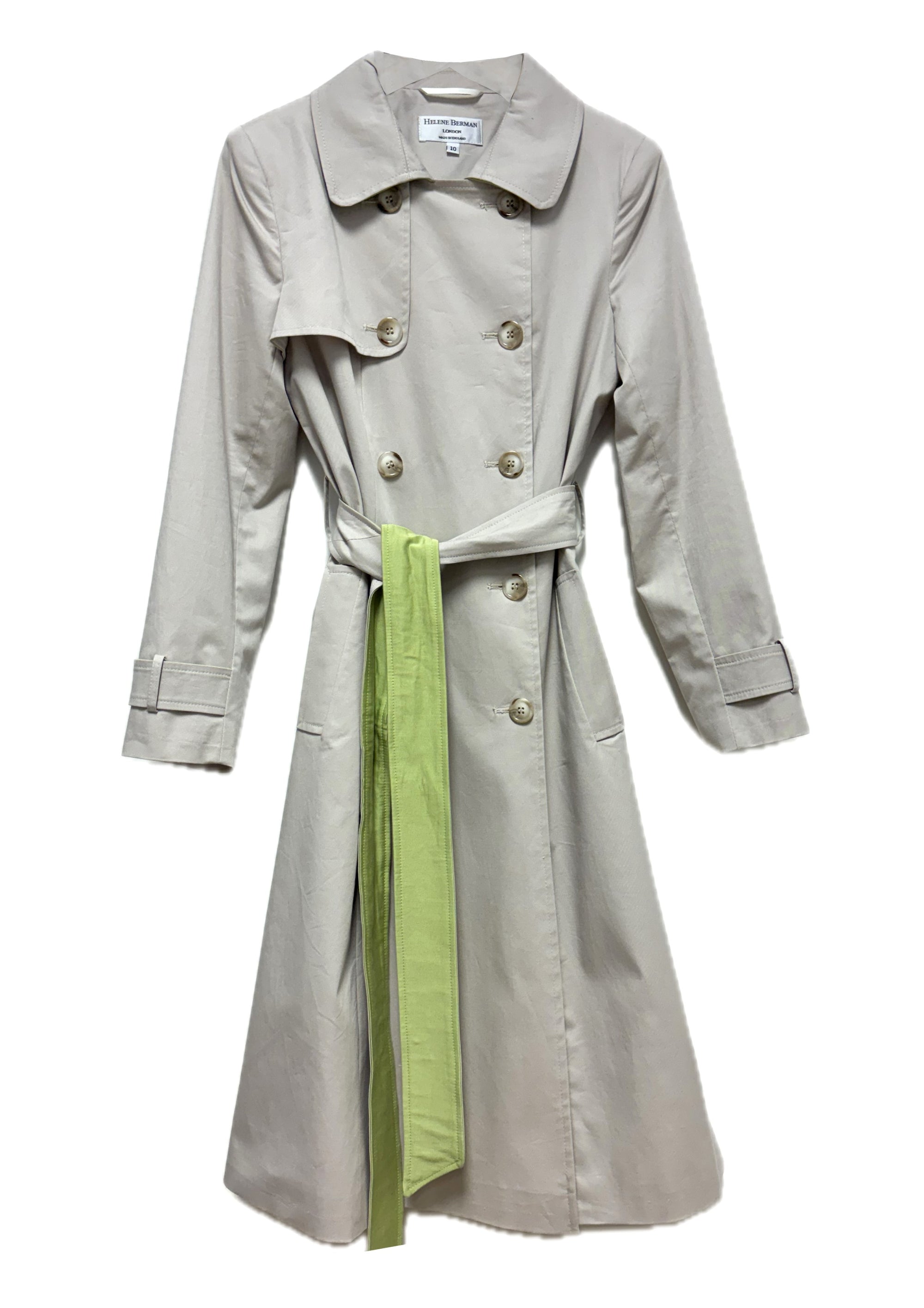 Penny Longline Double-Breasted Trench - size Small